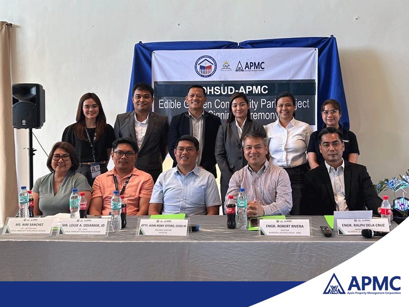 DHSUD and APMC Partner for Sustainable Edible Garden Community Parks i